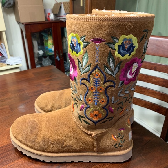 ugg floral boots
